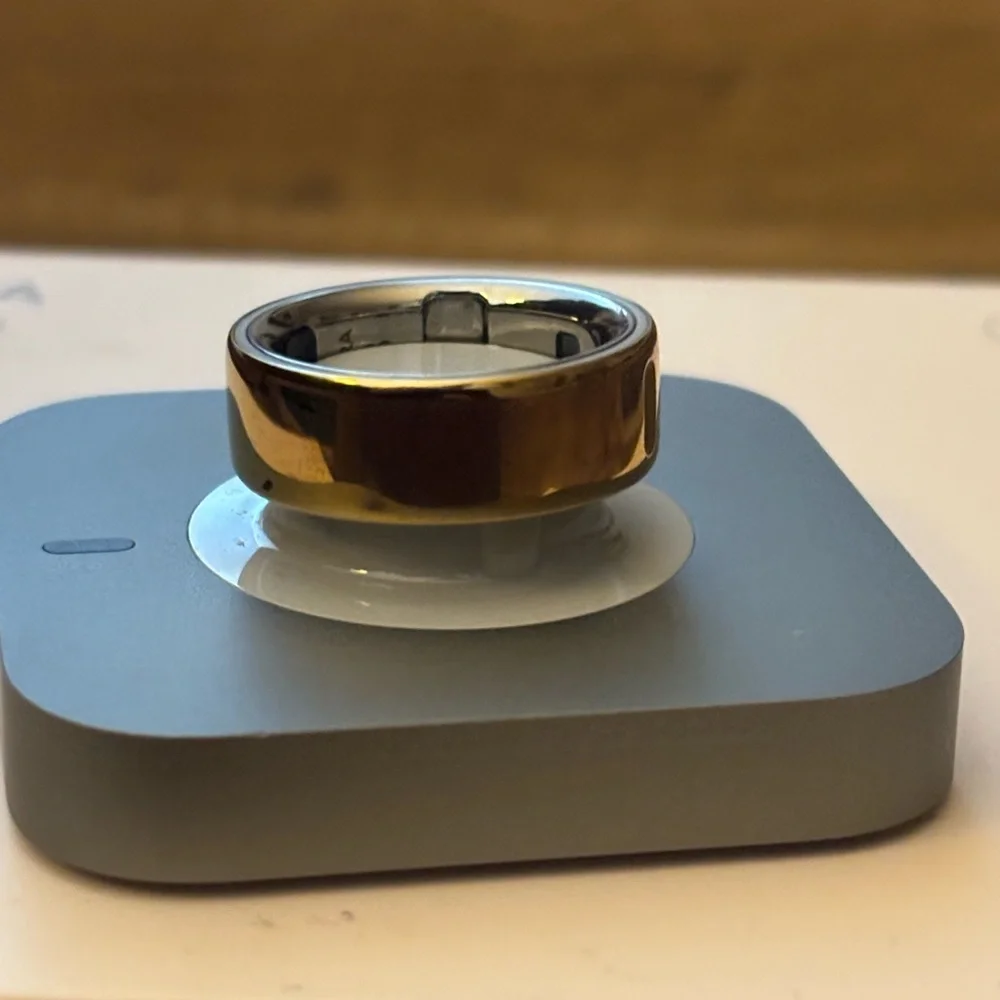 Oura Ring 4 – Size 8 – Gold – Gently Used - Picture 3 of 3